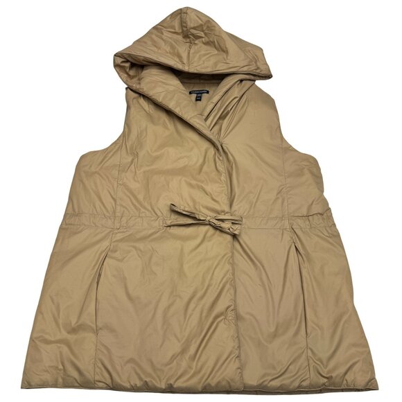 Eileen Fisher Jackets & Blazers - Eileen Fisher Recycled NylonHooded Vest Women's Jacket In Honey, Size XS